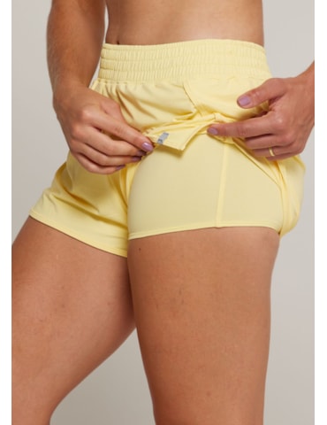 SHORT DE CORRIDA DYNAMIC AMARELO