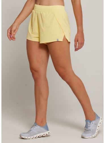 SHORT DE CORRIDA DYNAMIC AMARELO
