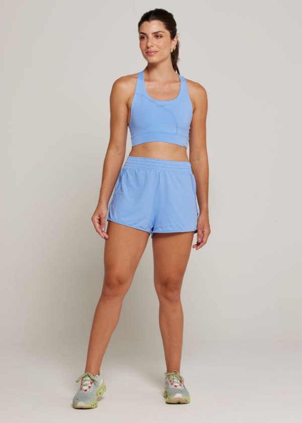 SHORT DE CORRIDA DYNAMIC AZUL CÉU