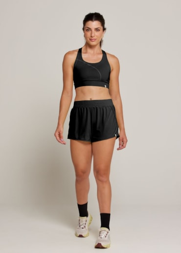 SHORT DE CORRIDA DYNAMIC PRETO