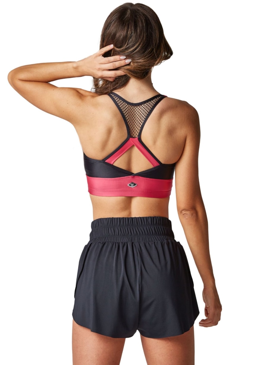 SHORT DE CORRIDA LUNAR PRETO