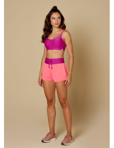 SHORT DE CORRIDA OPTIMISTA ROSA ELEKTRA