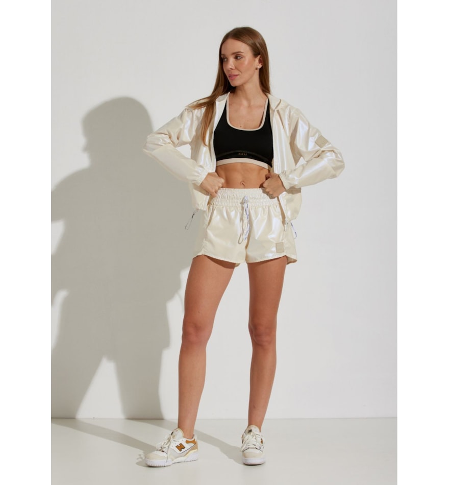 SHORT DE CORRIDA PARIS OFF WHITE