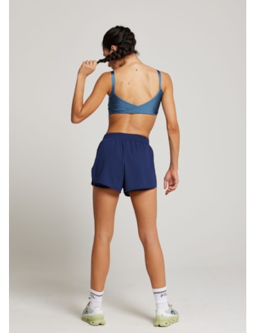 SHORT DE CORRIDA TIME AZUL MARINHO
