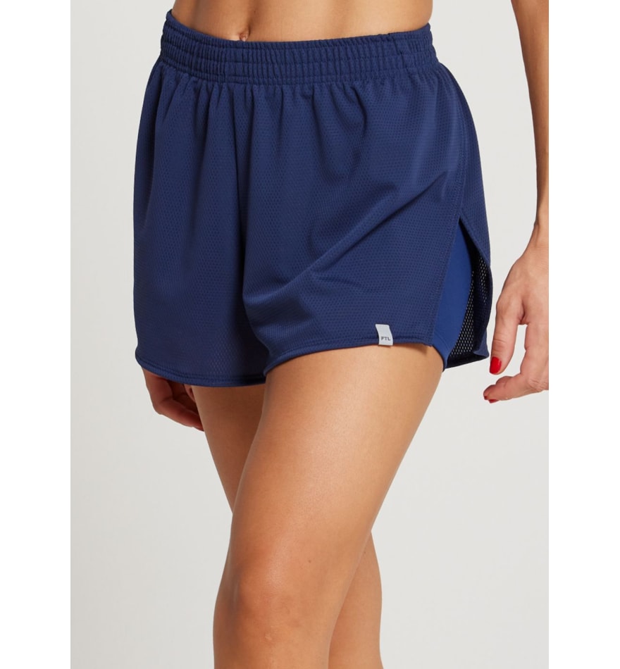 SHORT DE CORRIDA TIME AZUL MARINHO