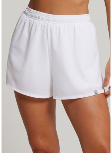 SHORT DE CORRIDA TIME BRANCO SHORT DE CORRIDA TIME BRANCO