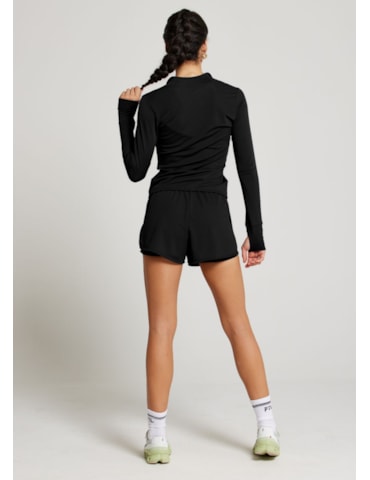 SHORT DE CORRIDA TIME PRETO