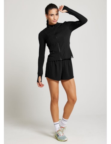 SHORT DE CORRIDA TIME PRETO