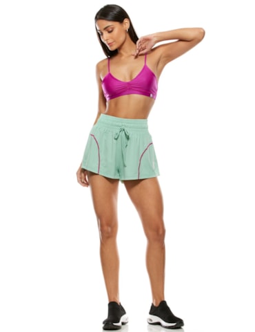 SHORT DE POLIAMIDA SUN VERDE MENTA COM ELÁSTICO NA CINTURA SHORT DE POLIAMIDA SUN VERDE MENTA COM ELÁSTICO NA CINTURA