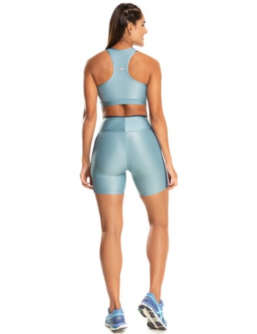 SHORT GLOSS AZUL ANTIGO SHORT GLOSS AZUL ANTIGO