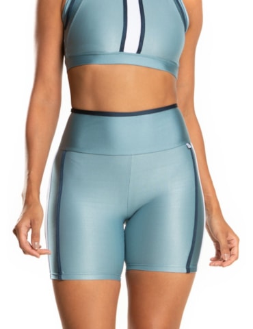 SHORT GLOSS AZUL ANTIGO SHORT GLOSS AZUL ANTIGO
