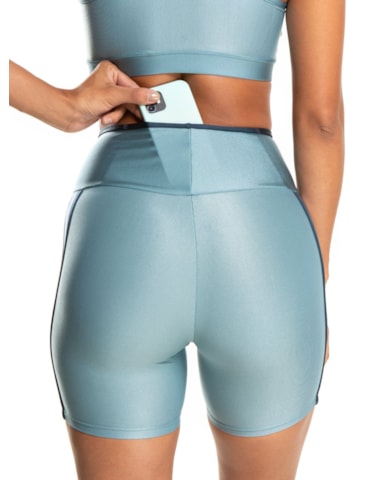 SHORT GLOSS AZUL ANTIGO SHORT GLOSS AZUL ANTIGO