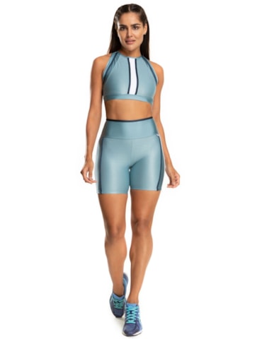 SHORT GLOSS AZUL ANTIGO SHORT GLOSS AZUL ANTIGO