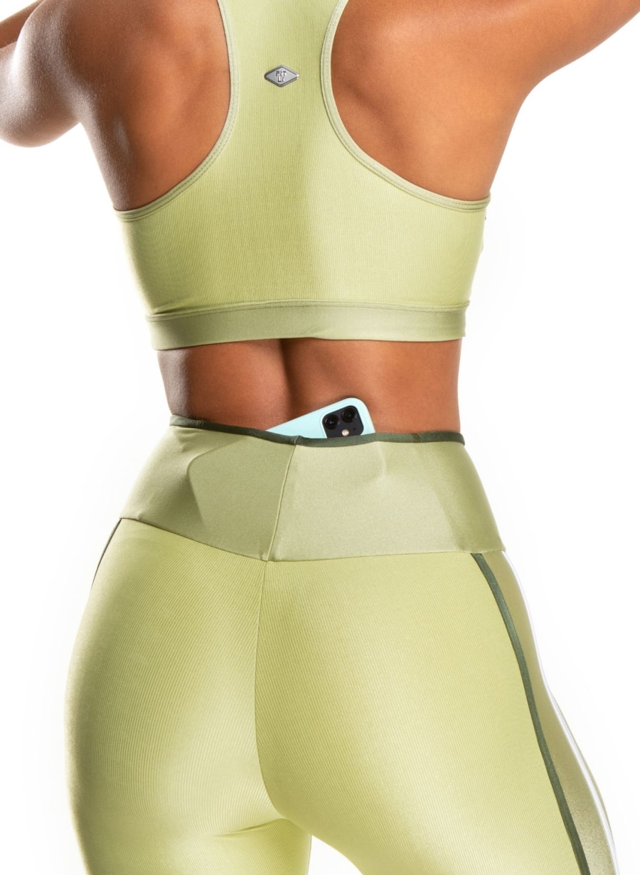 SHORT GLOSS VERDE OLIVA