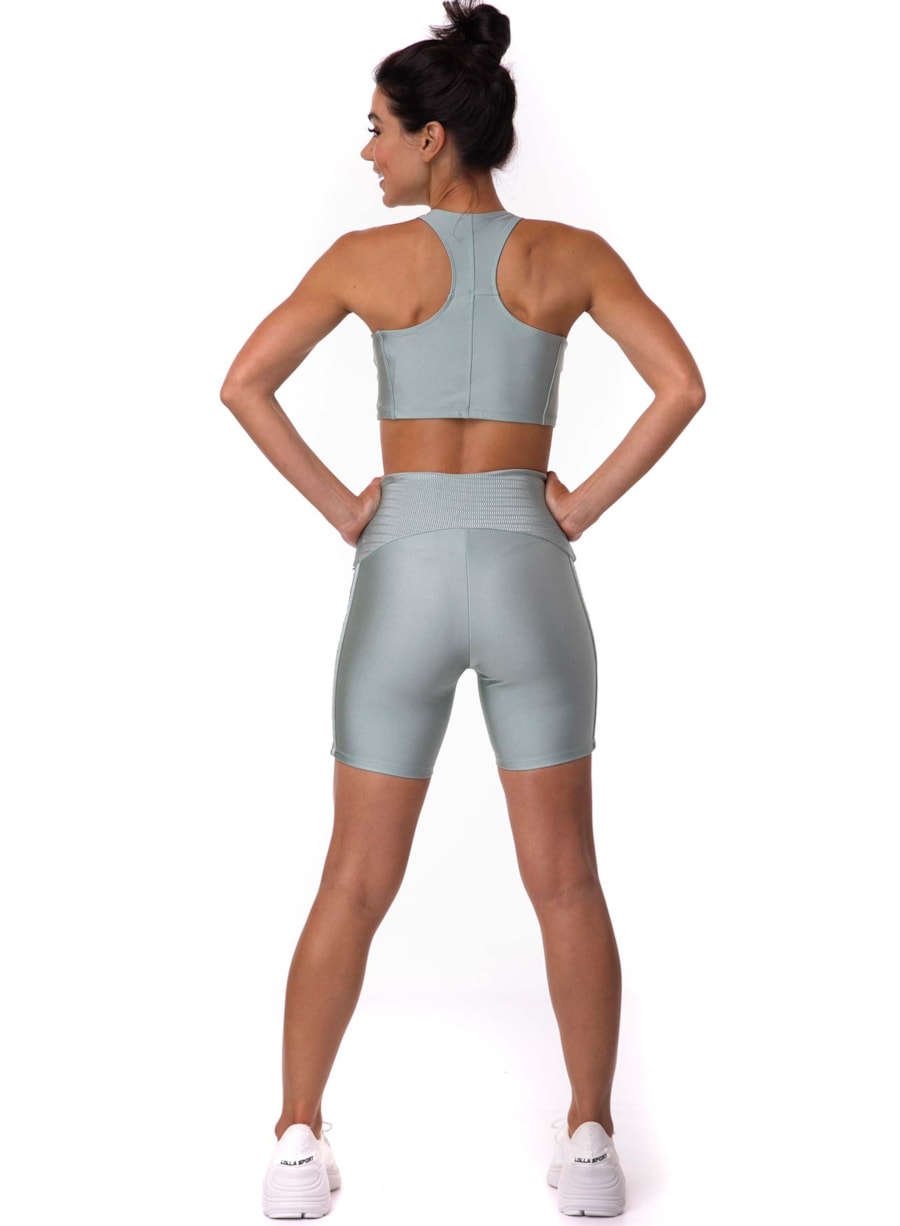 SHORT GYM VERDE OLIVA CLARO