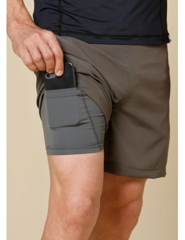 SHORT MASCULINO FTL ACTIVE CINZA