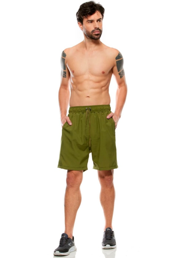 SHORT MASCULINO FTL ACTIVE VERDE MUSGO