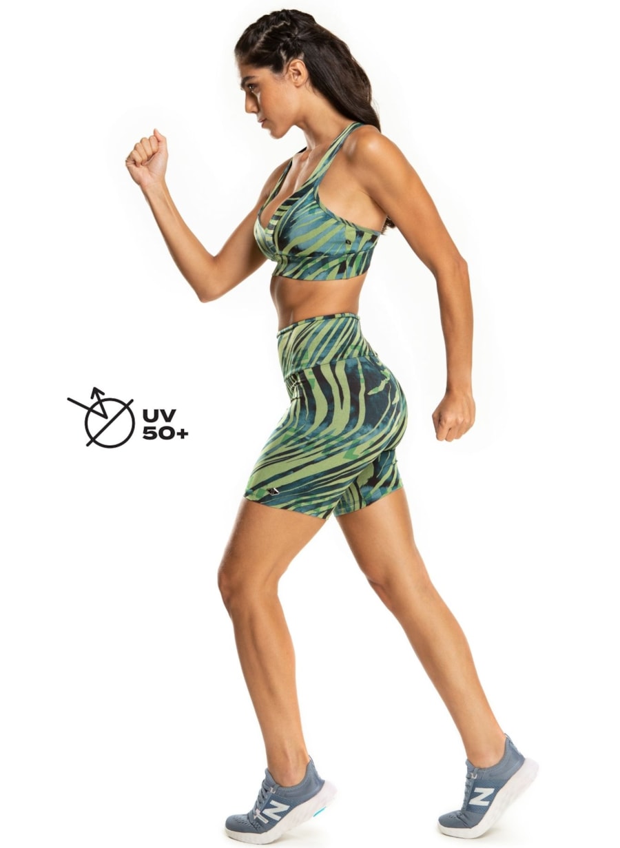 SHORT POSTER VERDE ZEBRA