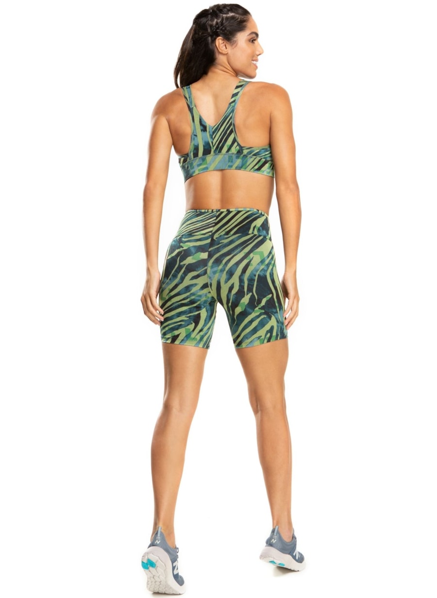 SHORT POSTER VERDE ZEBRA