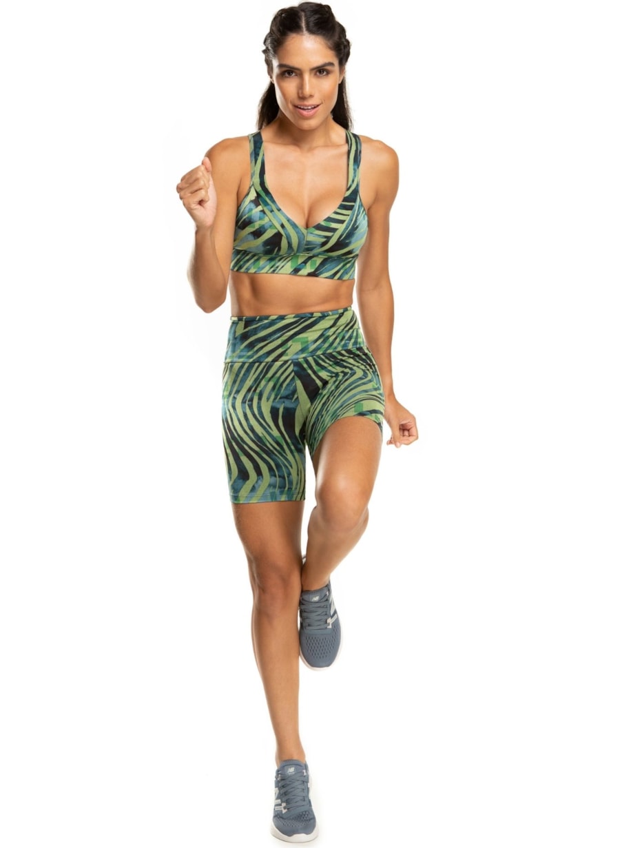 SHORT POSTER VERDE ZEBRA