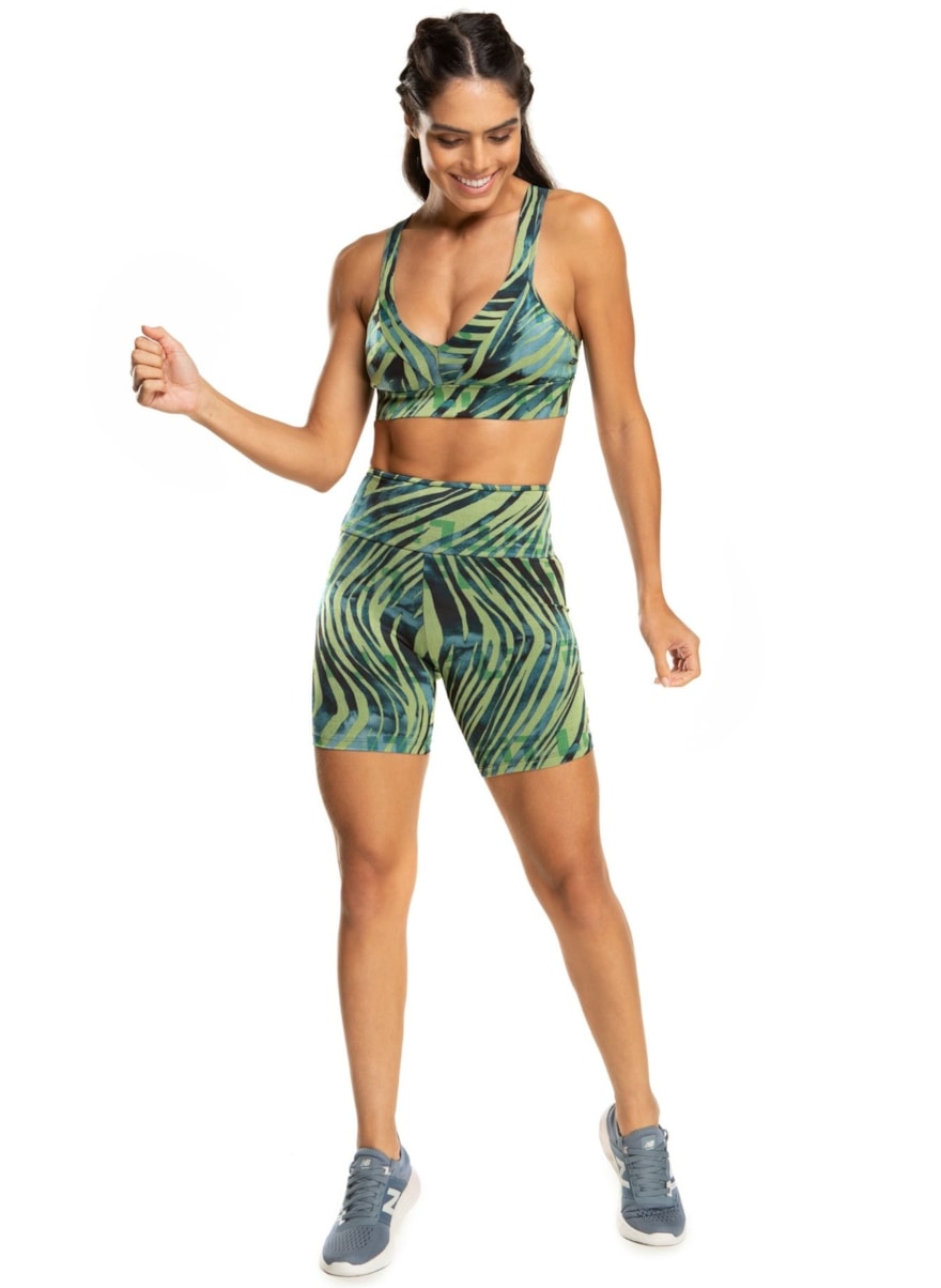 SHORT POSTER VERDE ZEBRA