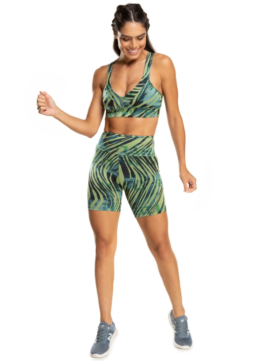 SHORT POSTER VERDE ZEBRA