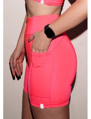 SHORT RUNNER ROSA NEON