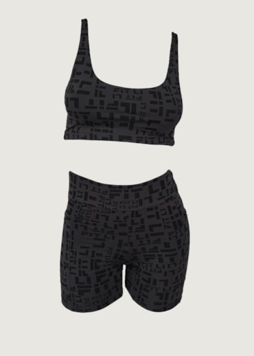 SHORT RUNNER UNIC VL CINZA