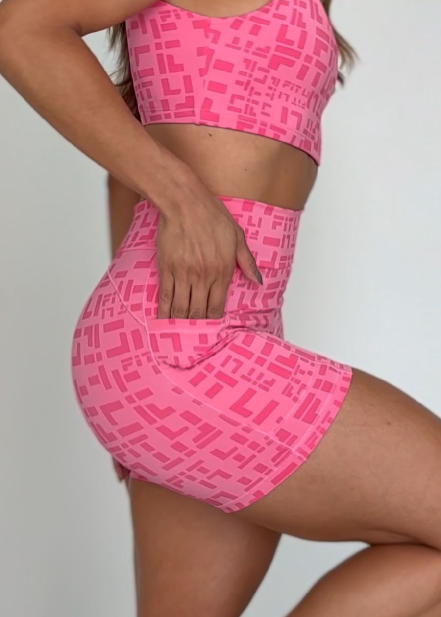 SHORT RUNNER UNIC VL ROSA CANDY