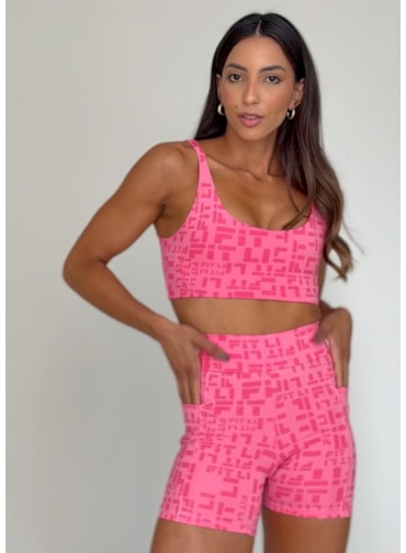 SHORT RUNNER UNIC VL ROSA CANDY