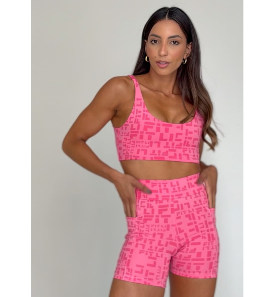 SHORT RUNNER UNIC VL ROSA CANDY