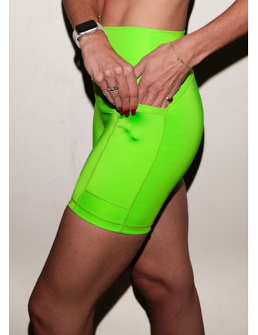 SHORT RUNNER VERDE NEON