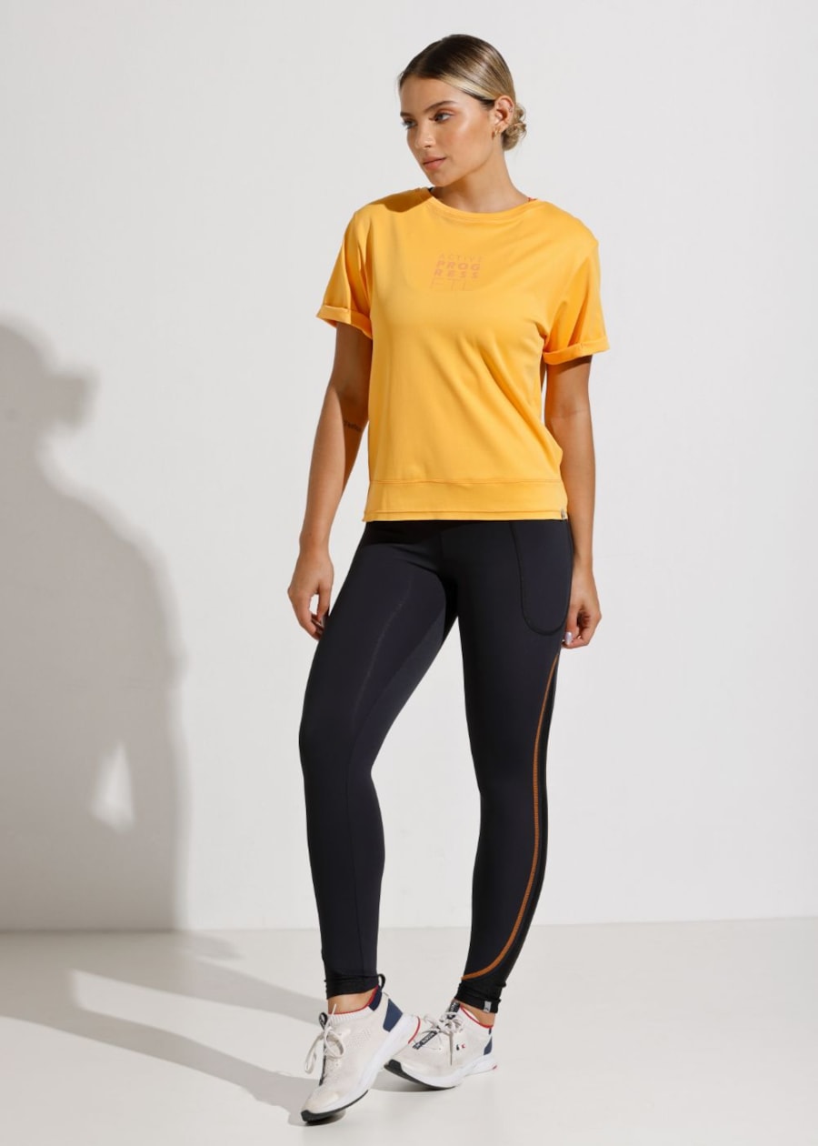 T-SHIRT CONNECTION AMARELA