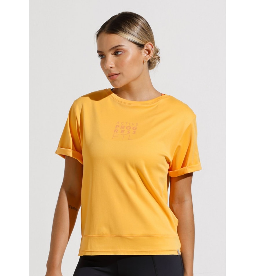 T-SHIRT CONNECTION AMARELA T-SHIRT CONNECTION AMARELA