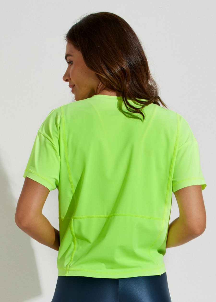 T-SHIRT DEFILÈ VERDE LIMÃO