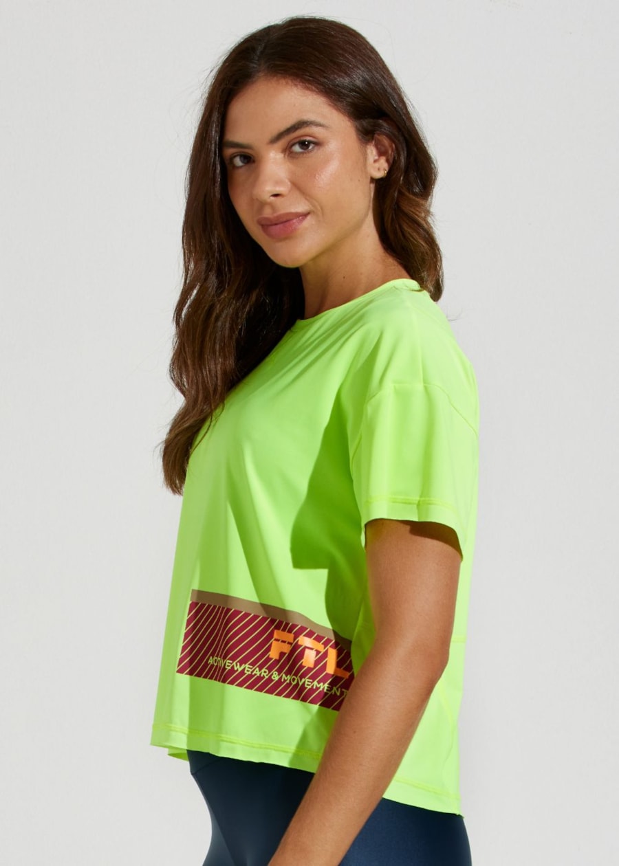 T-SHIRT DEFILÈ VERDE LIMÃO