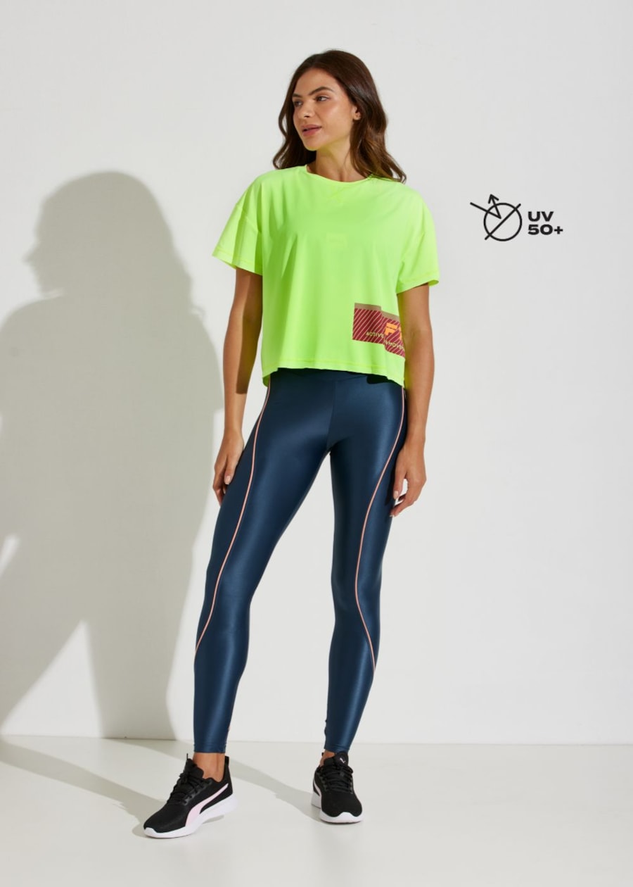 T-SHIRT DEFILÈ VERDE LIMÃO