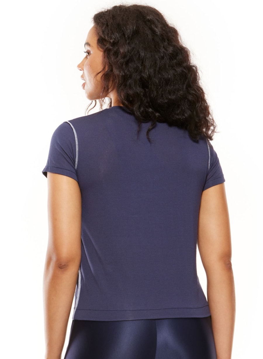 T-SHIRT FEELINGS AZUL MARINHO