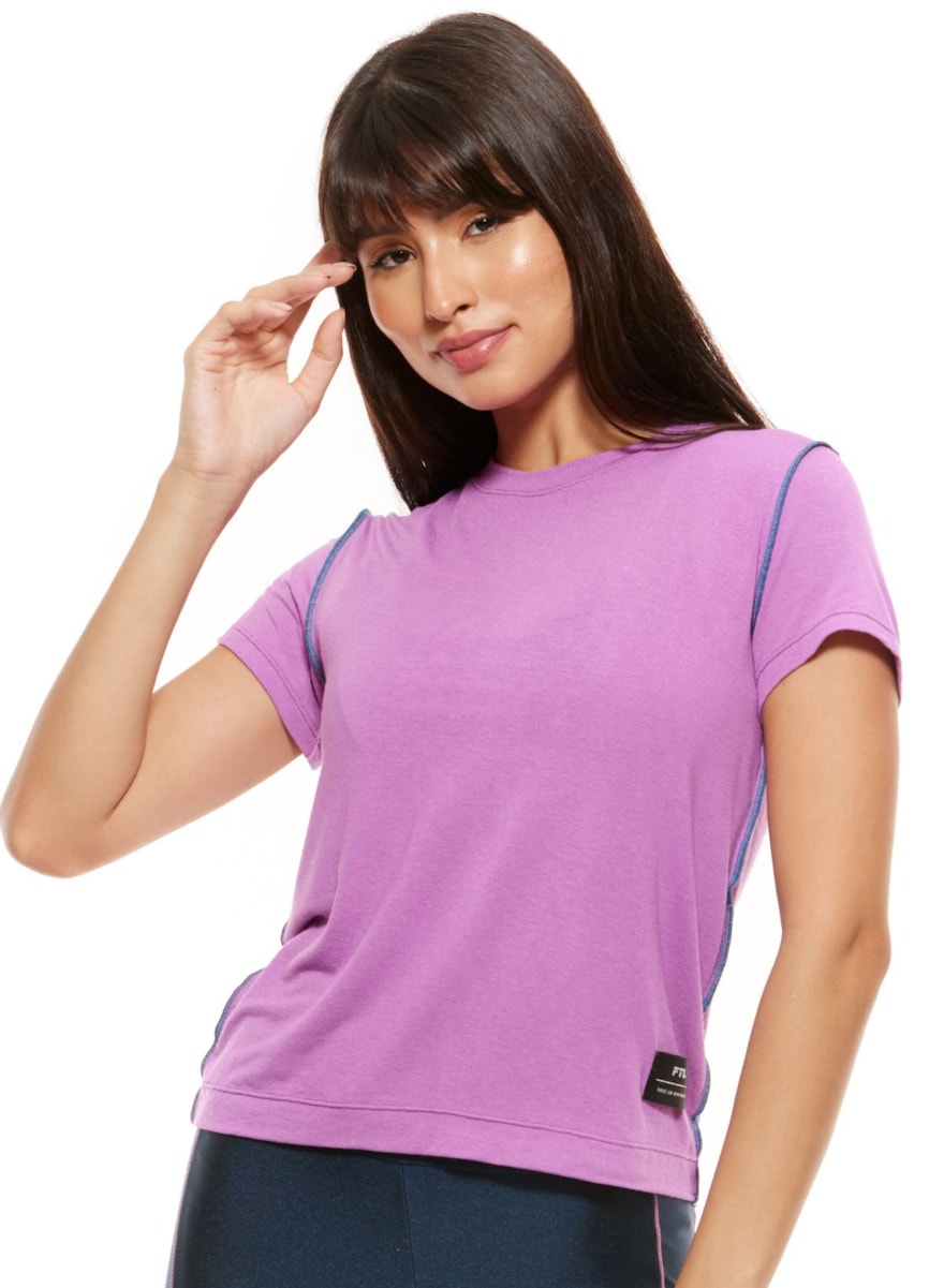 T-SHIRT FEELINGS LILAS T-SHIRT FEELINGS LILAS