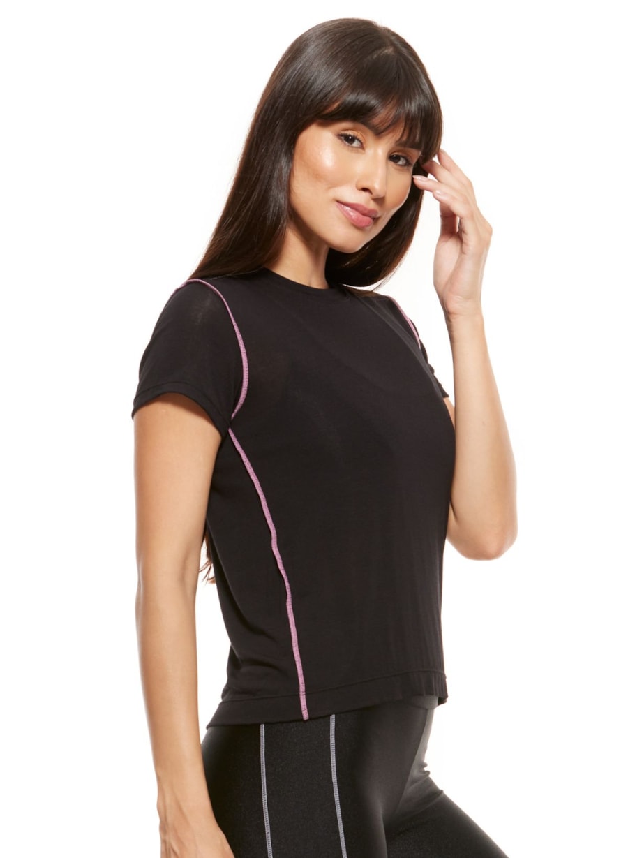 T-SHIRT FEELINGS PRETA