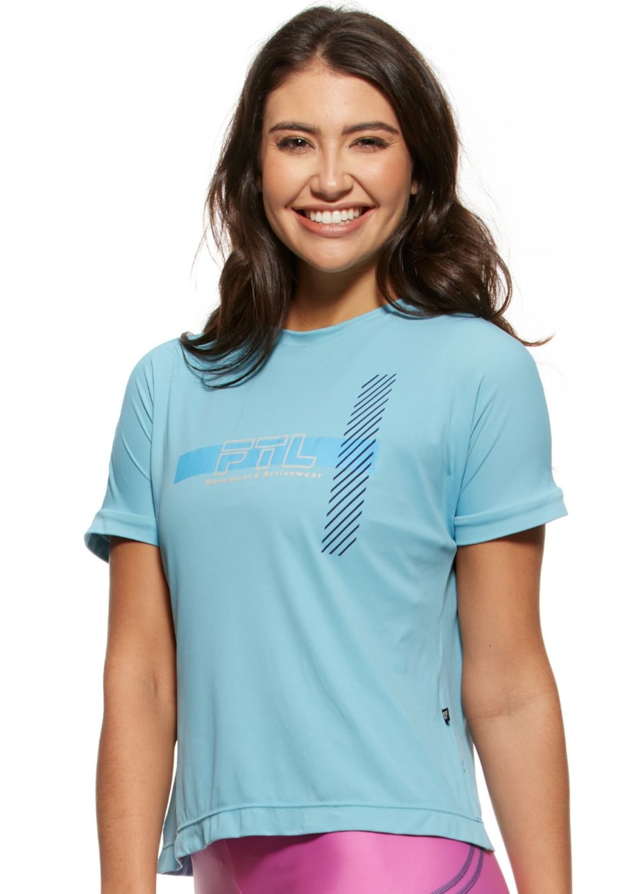 T-SHIRT SENSATION AZUL CLARA