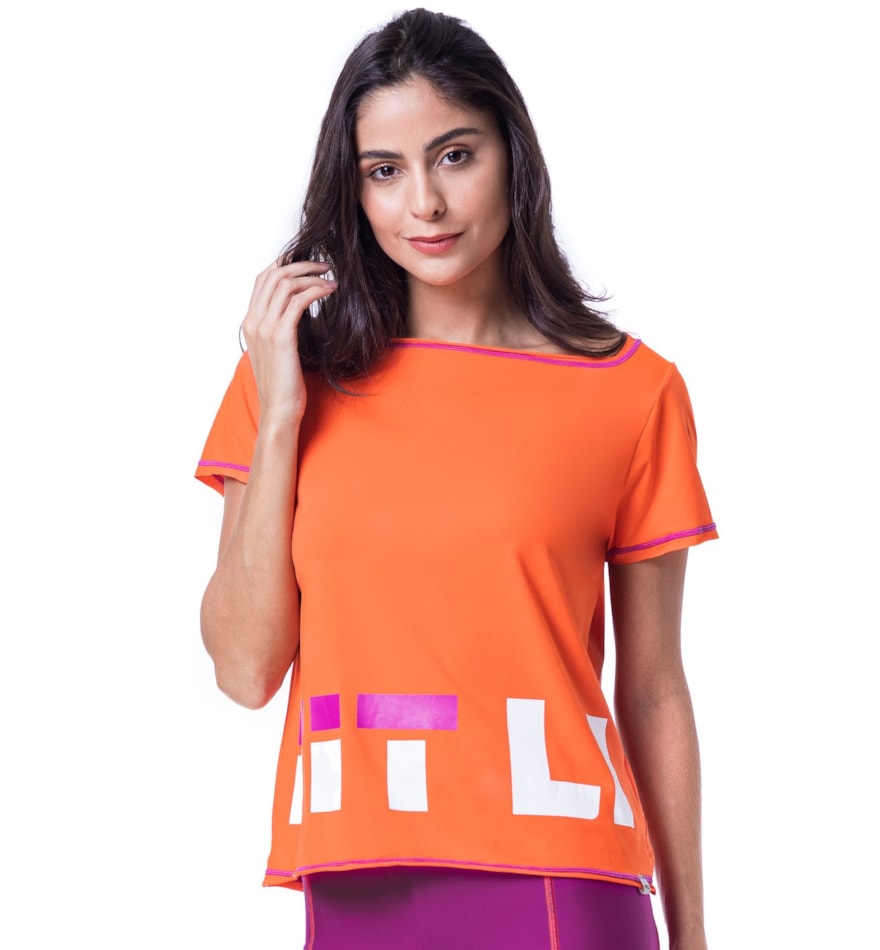 T-SHIRT TC LARANJA