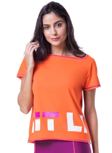 T-SHIRT TC LARANJA