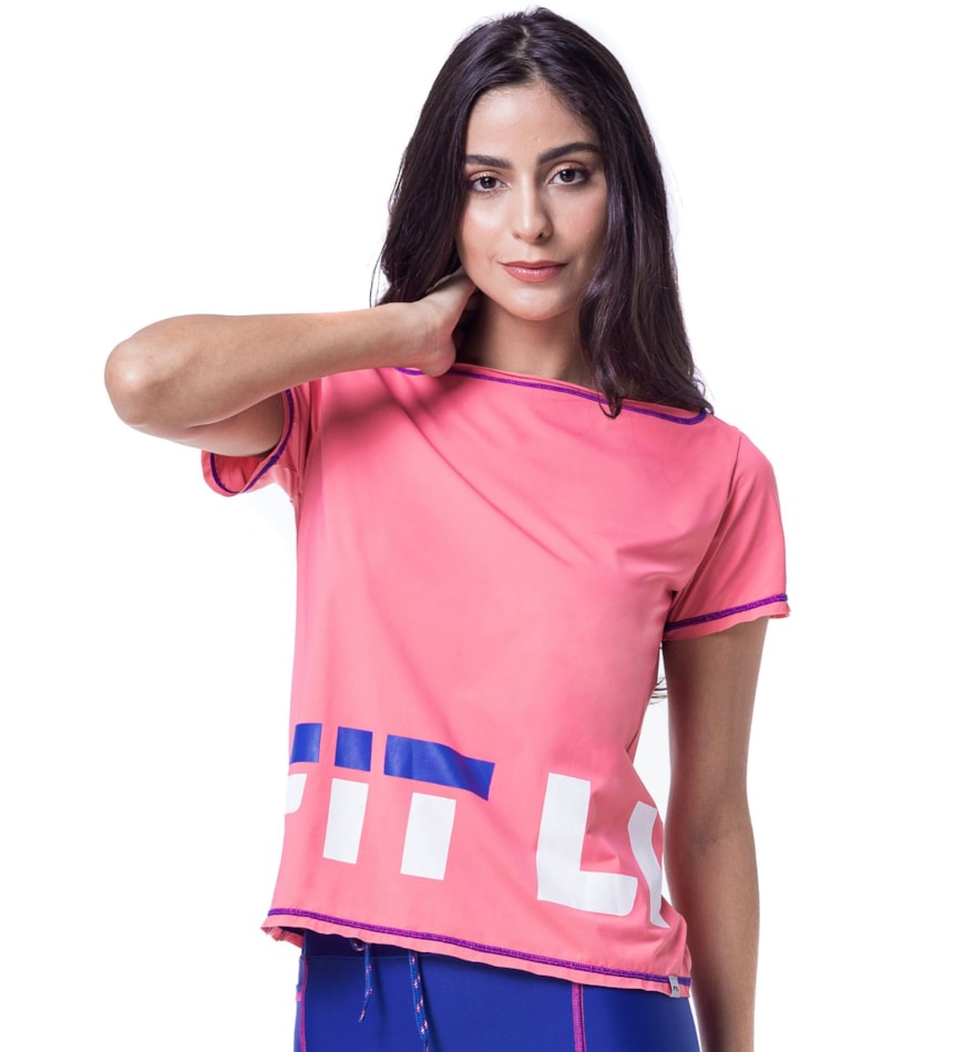 T-SHIRT TC ROSA CHICLETE T-SHIRT TC ROSA CHICLETE