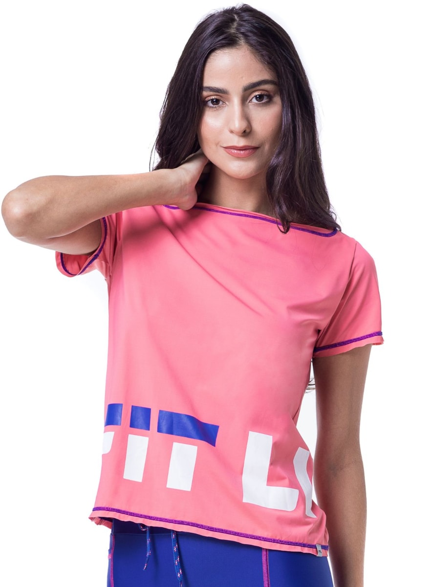 T-SHIRT TC ROSA CHICLETE T-SHIRT TC ROSA CHICLETE