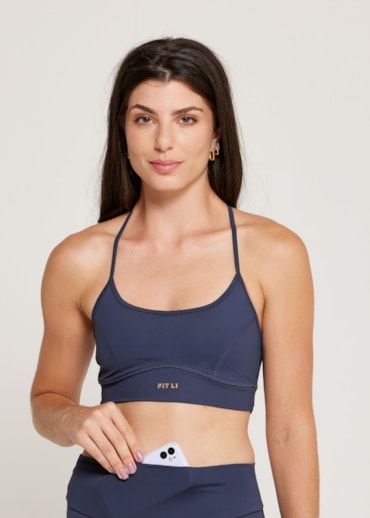 TOP ADAPT AZUL MARINHO