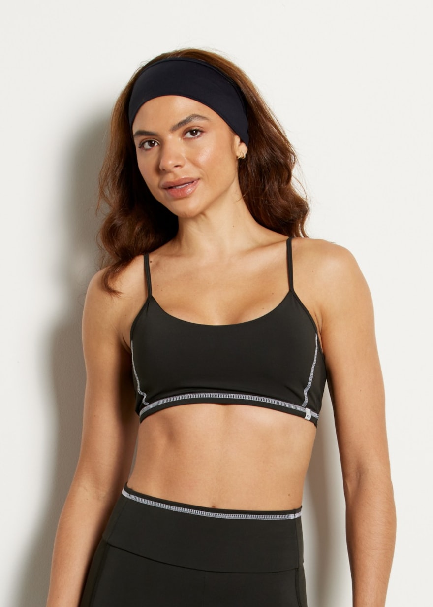 TOP ALÇA FINA FLOW VL PRETO TOP ALÇA FINA FLOW VL PRETO