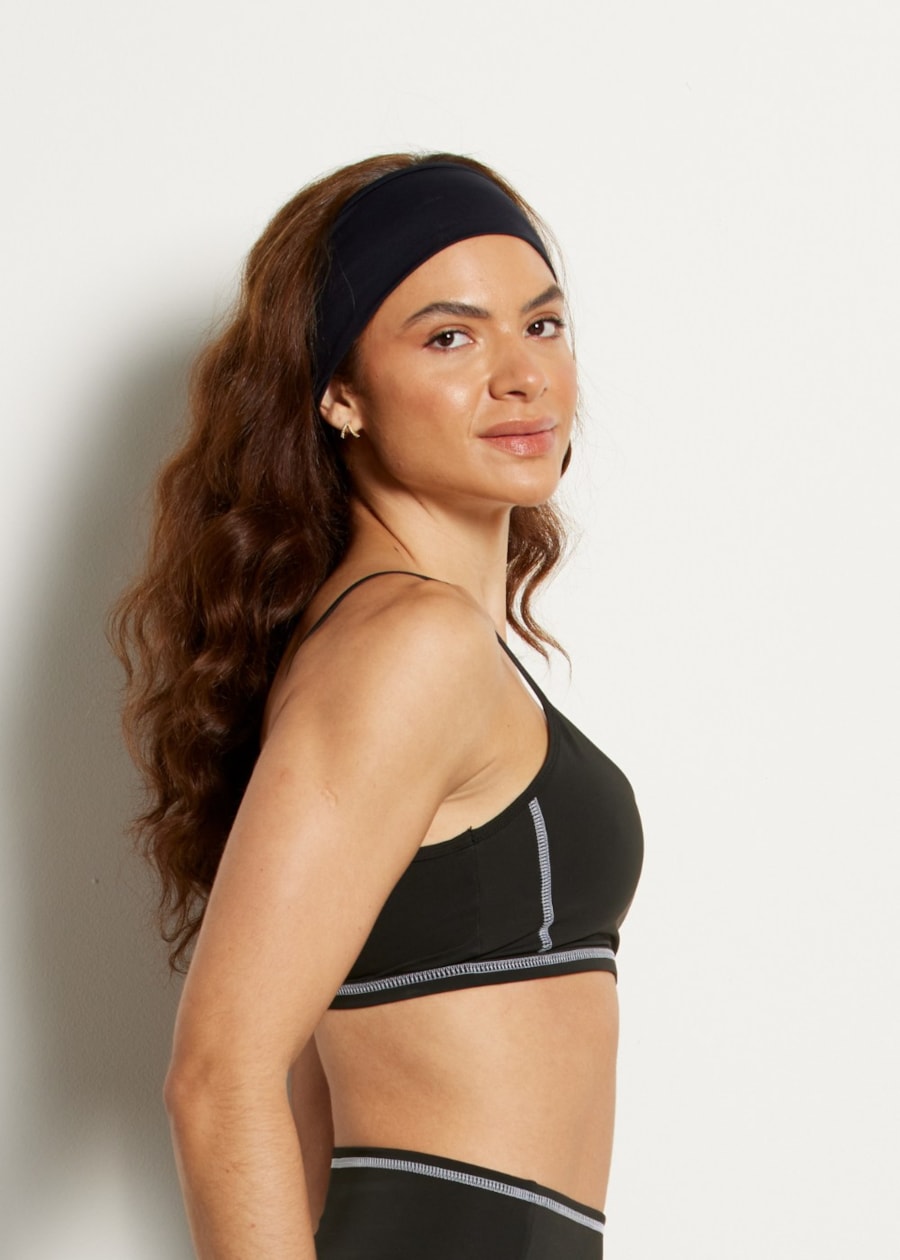 TOP ALÇA FINA FLOW VL PRETO