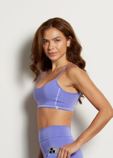 TOP ALÇA FINA FLOW VL ROXO