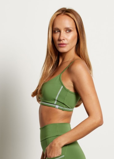 TOP ALÇA FINA FLOW VL VERDE